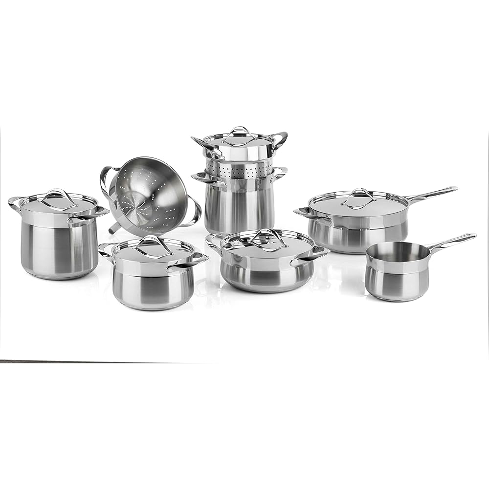 Barazzoni Two-handed pot stainless steel ∅24 x H10cm Low casserole MY LADY 510004024