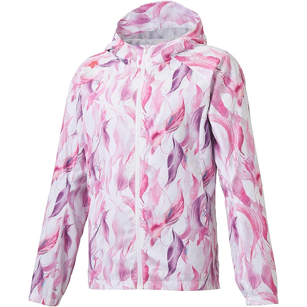 [DESCENTE] All-over pattern graphic wind jacket (with mesh lining) windproof and water repellent DMWPJF30 Women's