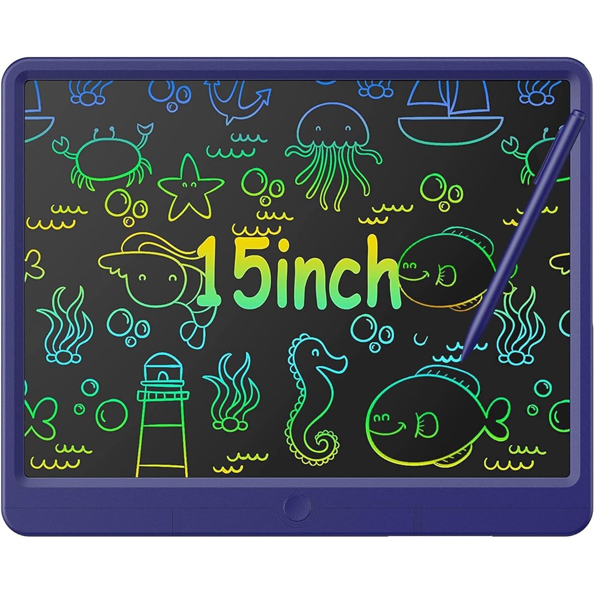 LCD Writing Tablet for Kids, 12.5 Inch Colorful Doodle Board, Kids Drawing Tablet, Erasable Writing Pad with 2 Pens, Learning Gifts, Creative Toys for 3-10 Year Old Girls Boys Toddlers