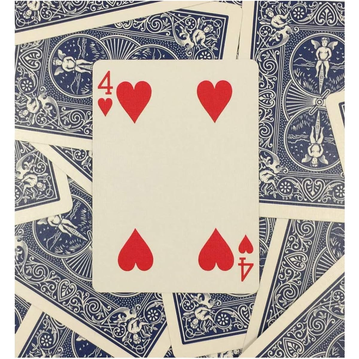 Rockridge Magic Trick One-Way Forcing Deck Blue Heart 4 Pieces