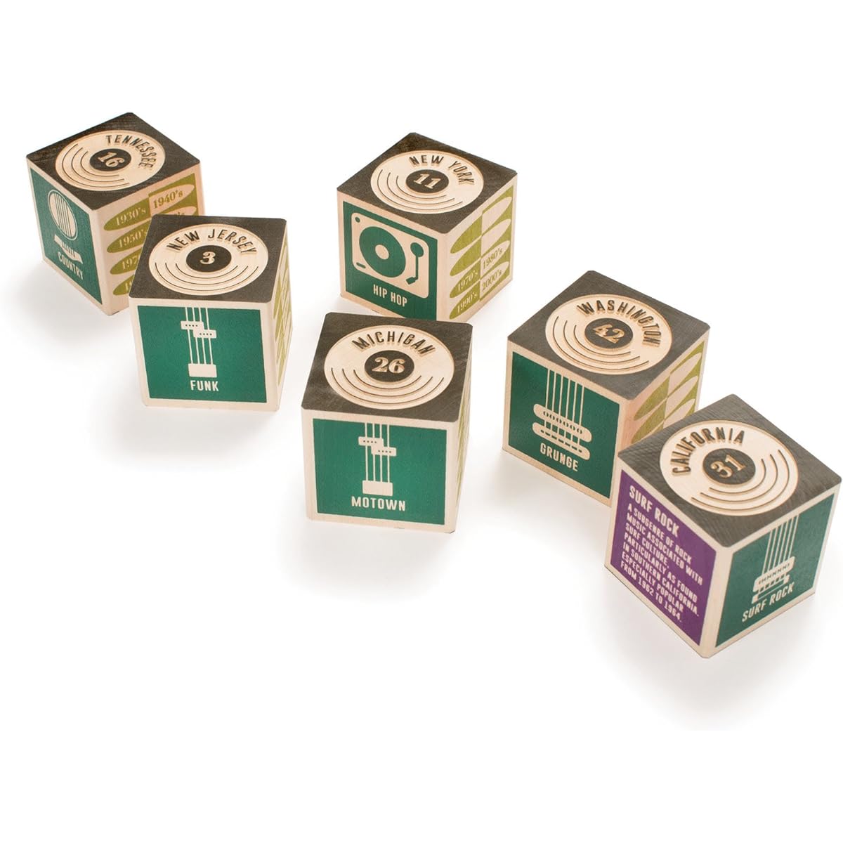 Uncle Goose State of Sound Blocks - Made in the USA