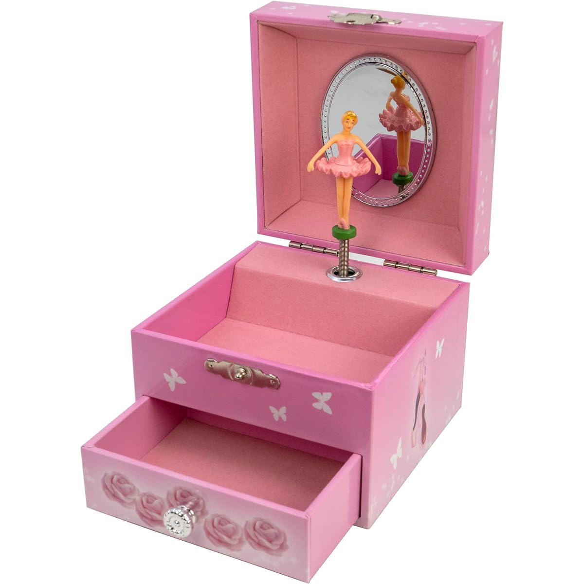 The San Francisco Music Box Company 1 Drawer Ballerina Dancer Music Box