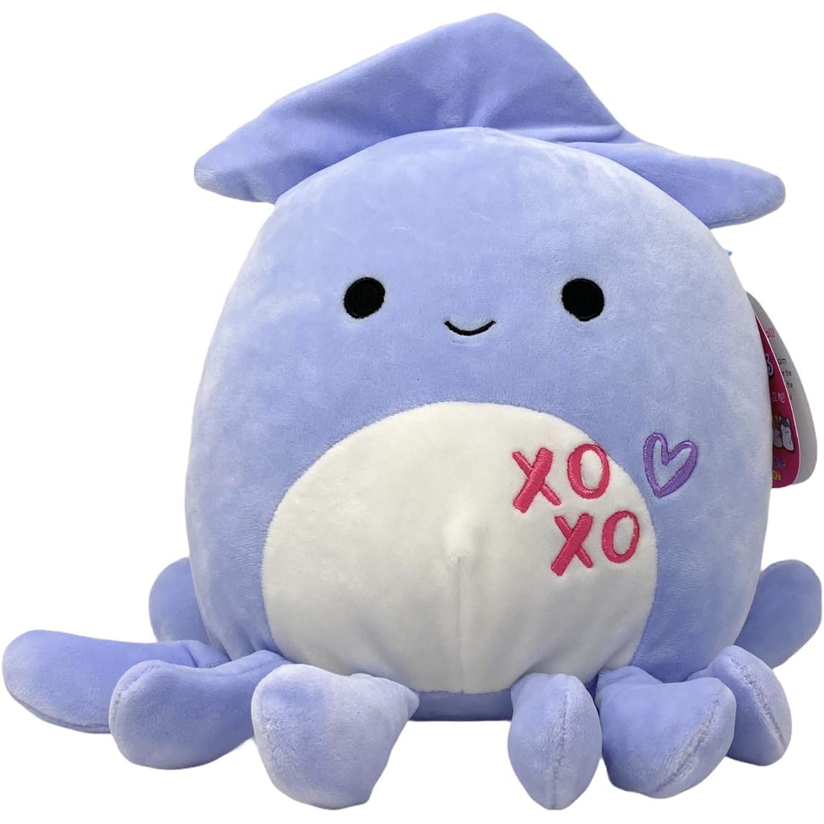 Squishmallow Kellytoy 8" Stacy Squid Super Soft Stuffed Animal Pillow Pal Pillow Buddy Plush Animal Birthday Gift Holiday