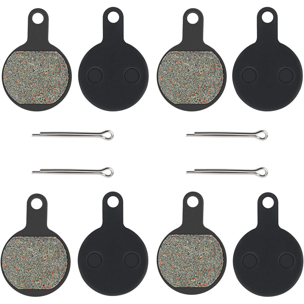MOACCE [4 Pairs/Set] Bicycle Disc Brake Pads Compatible Model Tektro Novela 2011 Lyra IOX.11 I0x 10x MTB Bike Noise Reduction Compatibility Durable