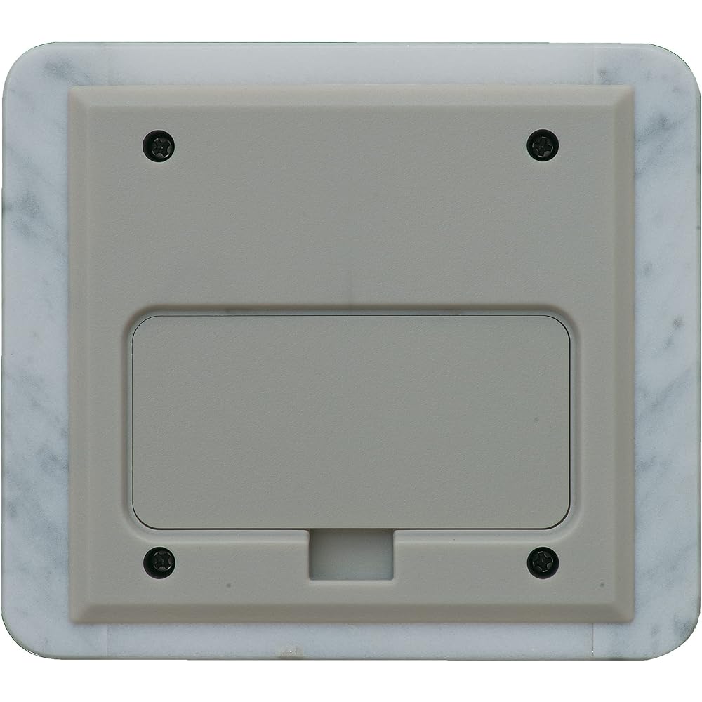 Seiko Clock Table Clock White Marble 113×128×44mm BZ362W