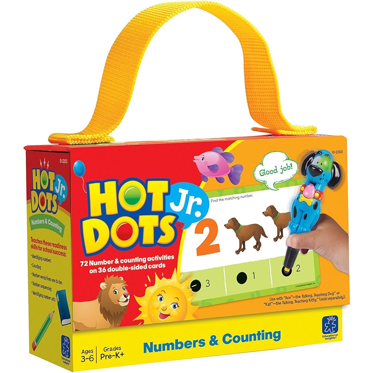 Hot DotsJr. Card Sets, Numbers