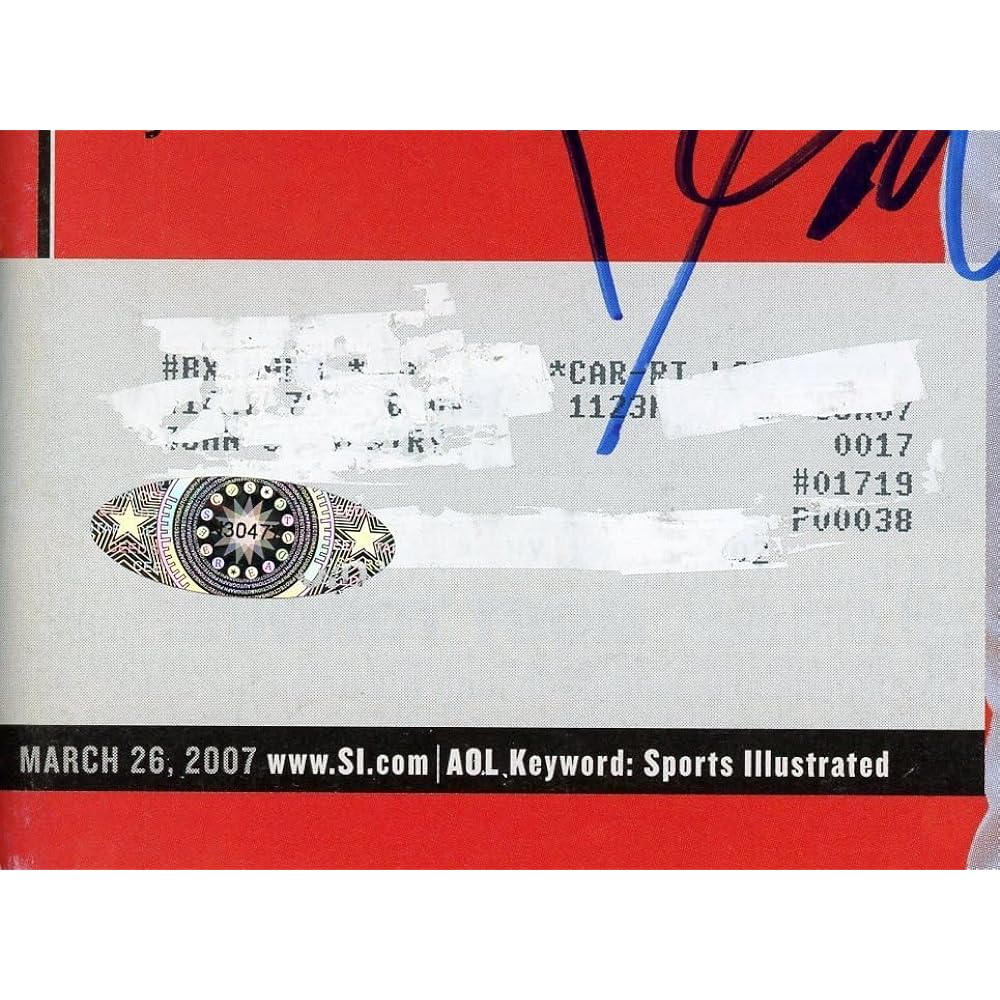 Daisuke Matsuzaka MLB active period English version, Kanji version, double handwritten autograph, SI magazine cover, Seed Stars, certificate included, prosecutor Masanao Yoshida