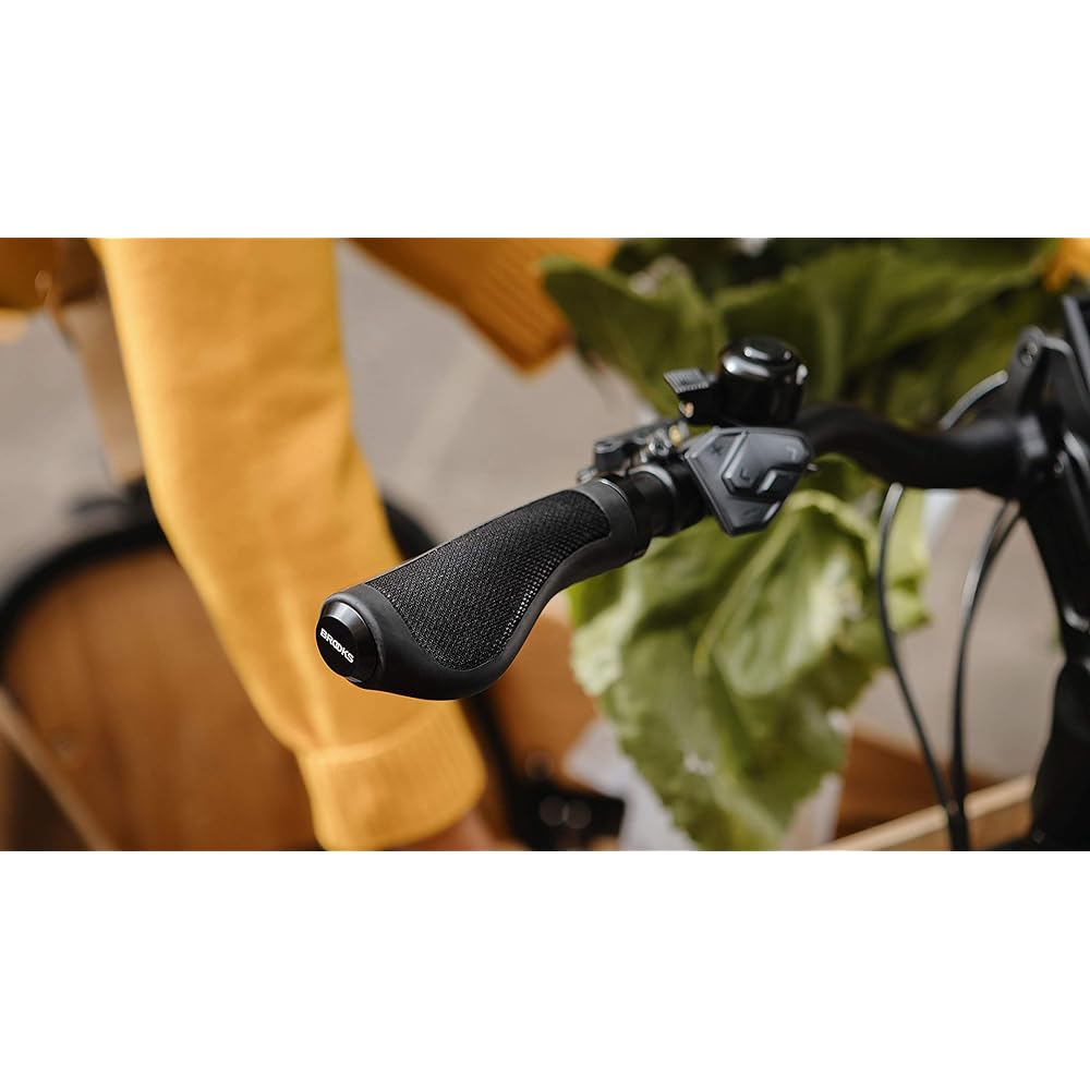 [Genuine Japanese Product] BROOKS Bicycle Grip ERGONOMIC RUBBER GRIP Ergonomic rubber grip that fits comfortably in your hand and wear-resistant