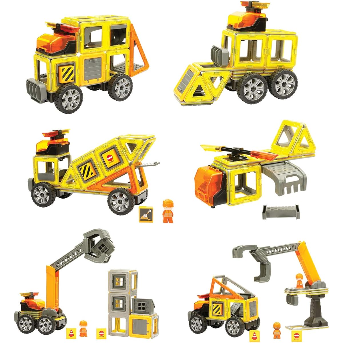 Bornelund Magformers City Builder Set [50 pieces] for ages 3 and up MF717004