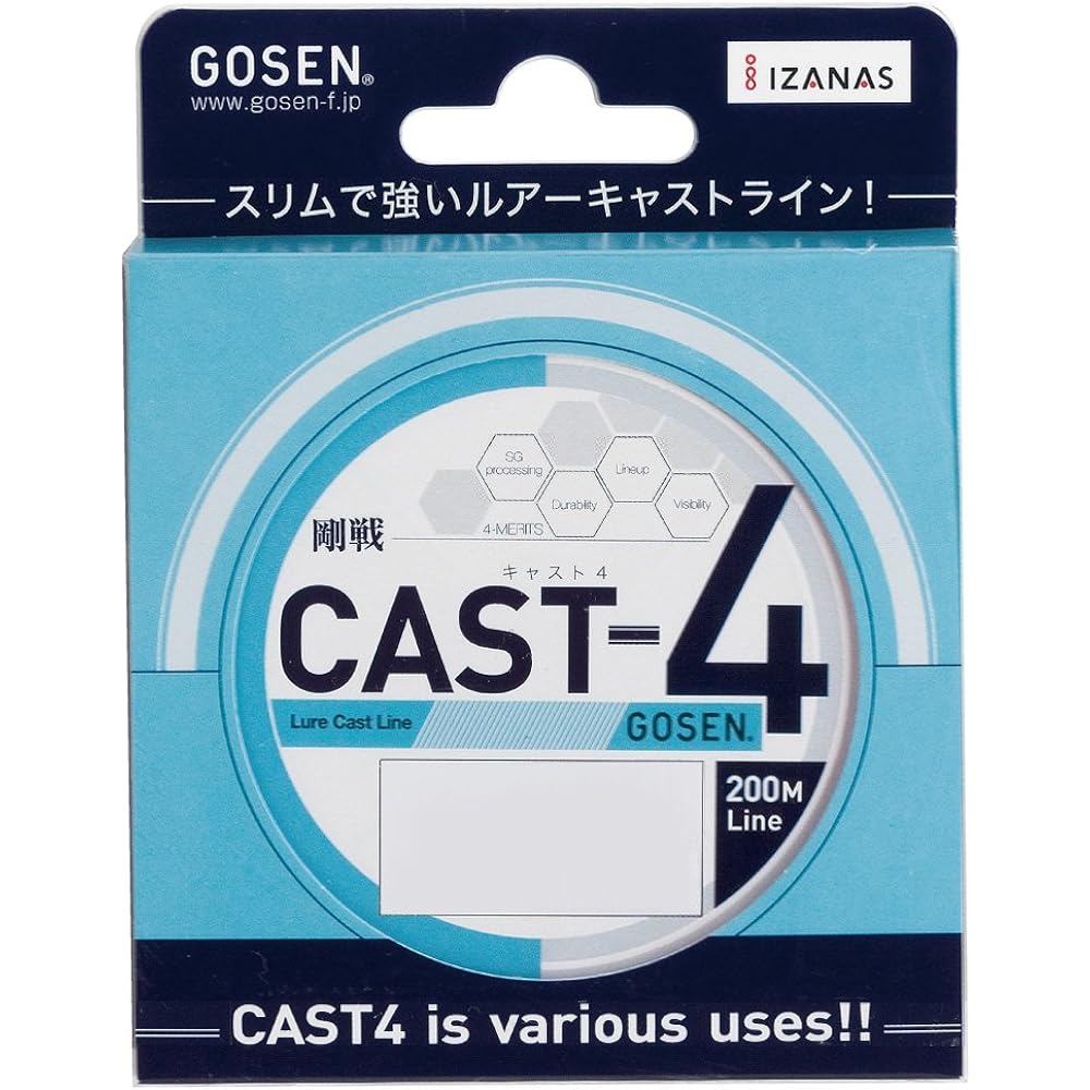 GOSEN PE line cast 4 150m/200m