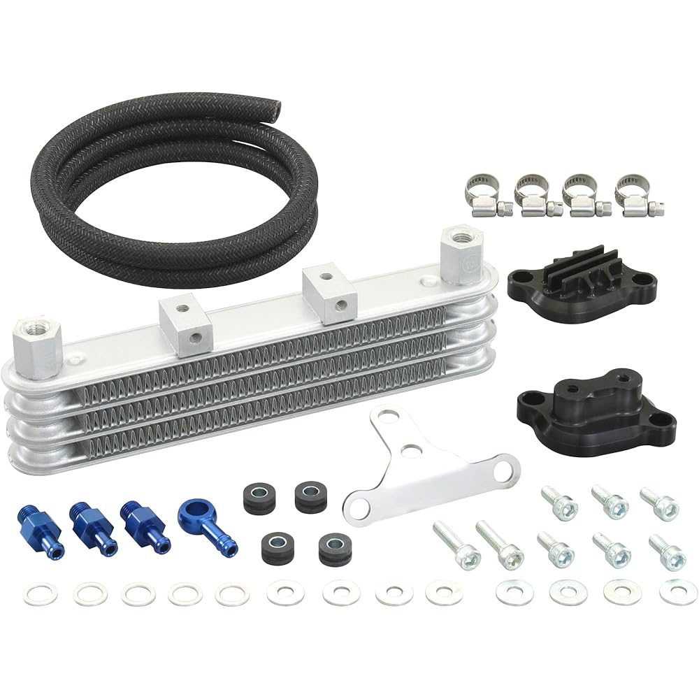 KITACO New Super Oil Cooler Kit Grom Type A/Lower Mount Type/Black 360-1432700