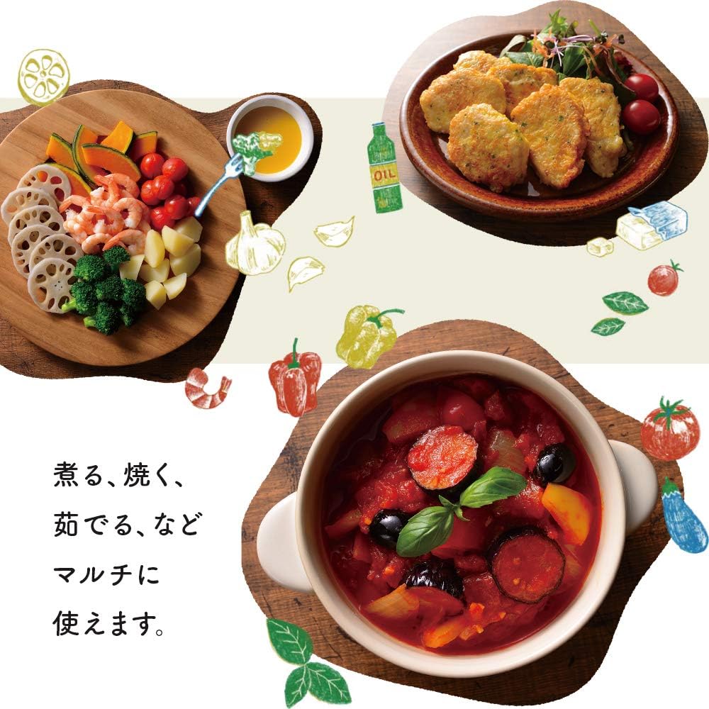 Wahei freiz Frying pan 24cm red that can be used for boiled and boiled foods Compatible with IH and gas Original recipe included Pandpan MB-1769