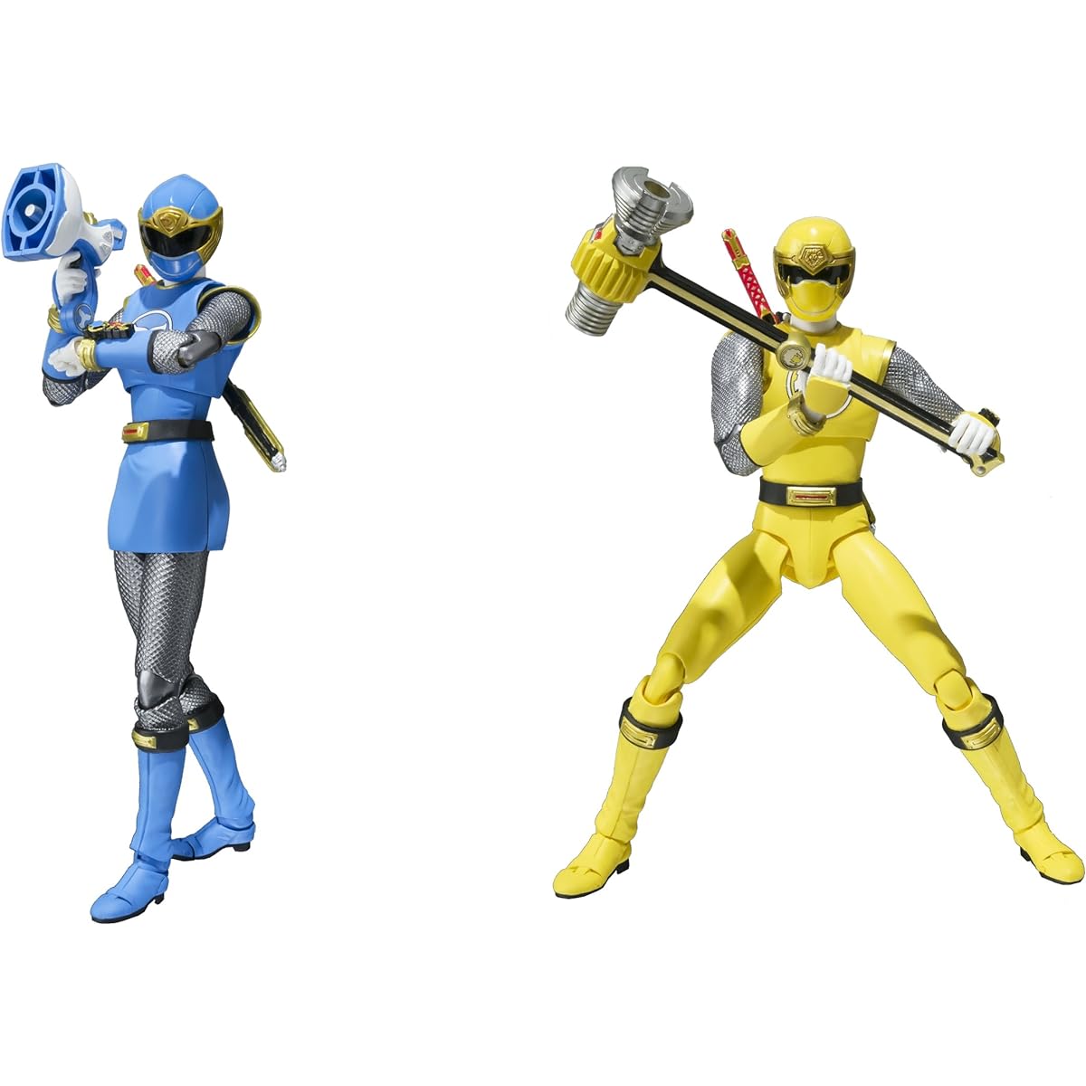 Bluefin Distribution Toys S.H.Figuarts Ninpuu Sentai Hurricaneger Hurricane Blue Hurricane Yellow