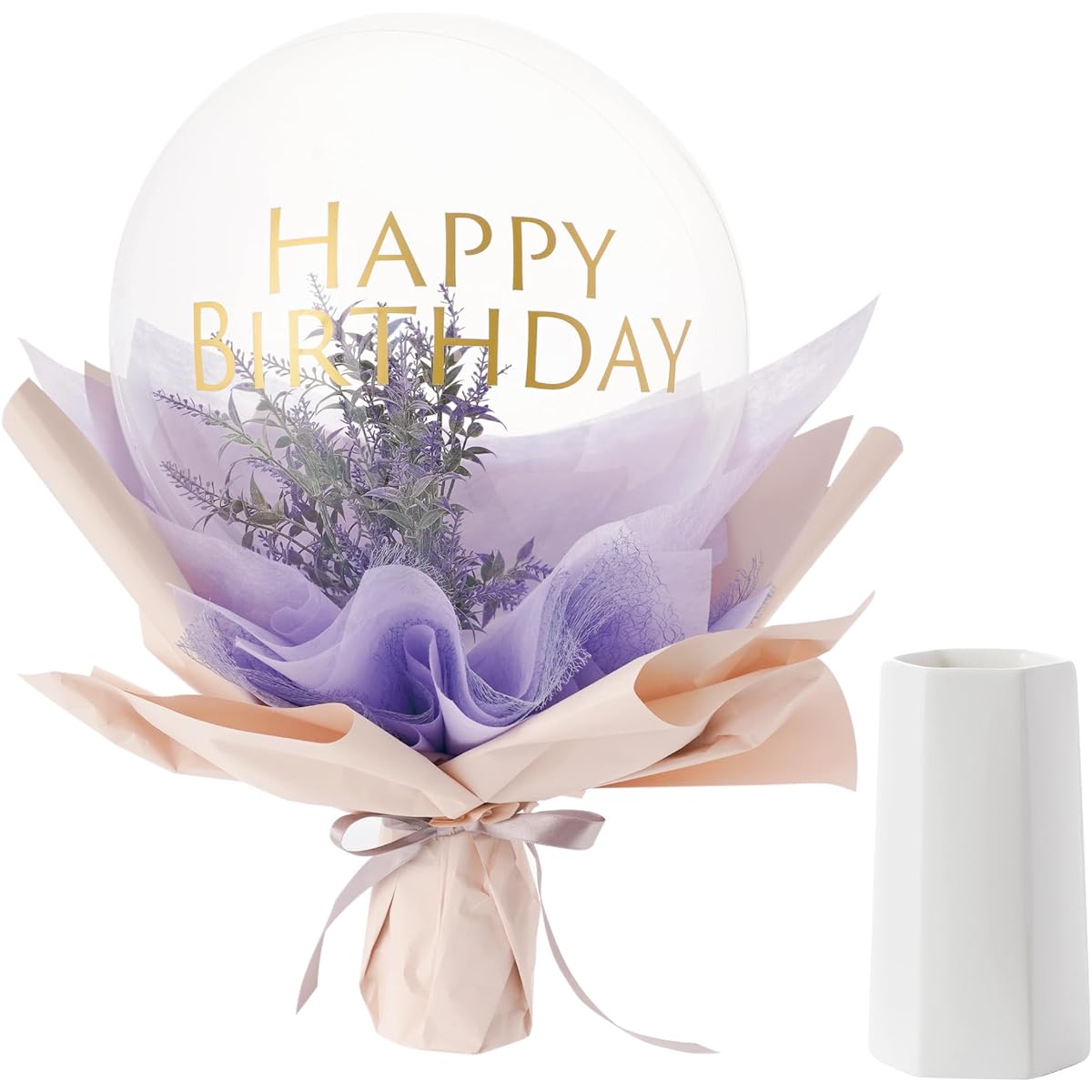 Flower Marika As is Balloon Bouquet Present Gift Celebration (Sakura, Happy Mother's day)
