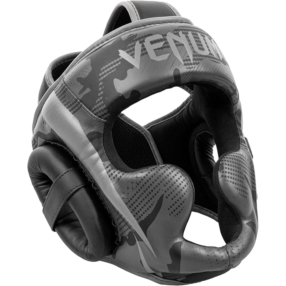 VENUM head guard Elite Headgear (black x dark camo)