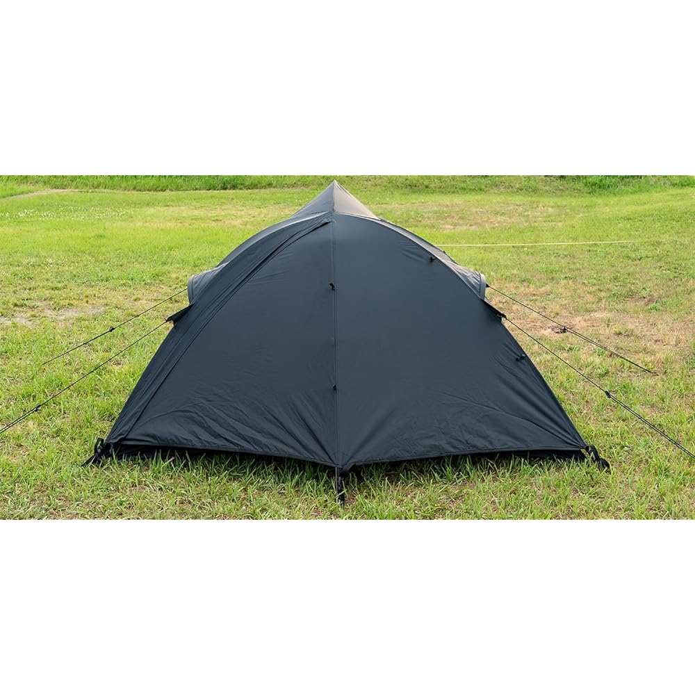 Canadian East x Ogawa Outdoor Camping Tent Ardeine Black Body/Flame Retardant Apron Set