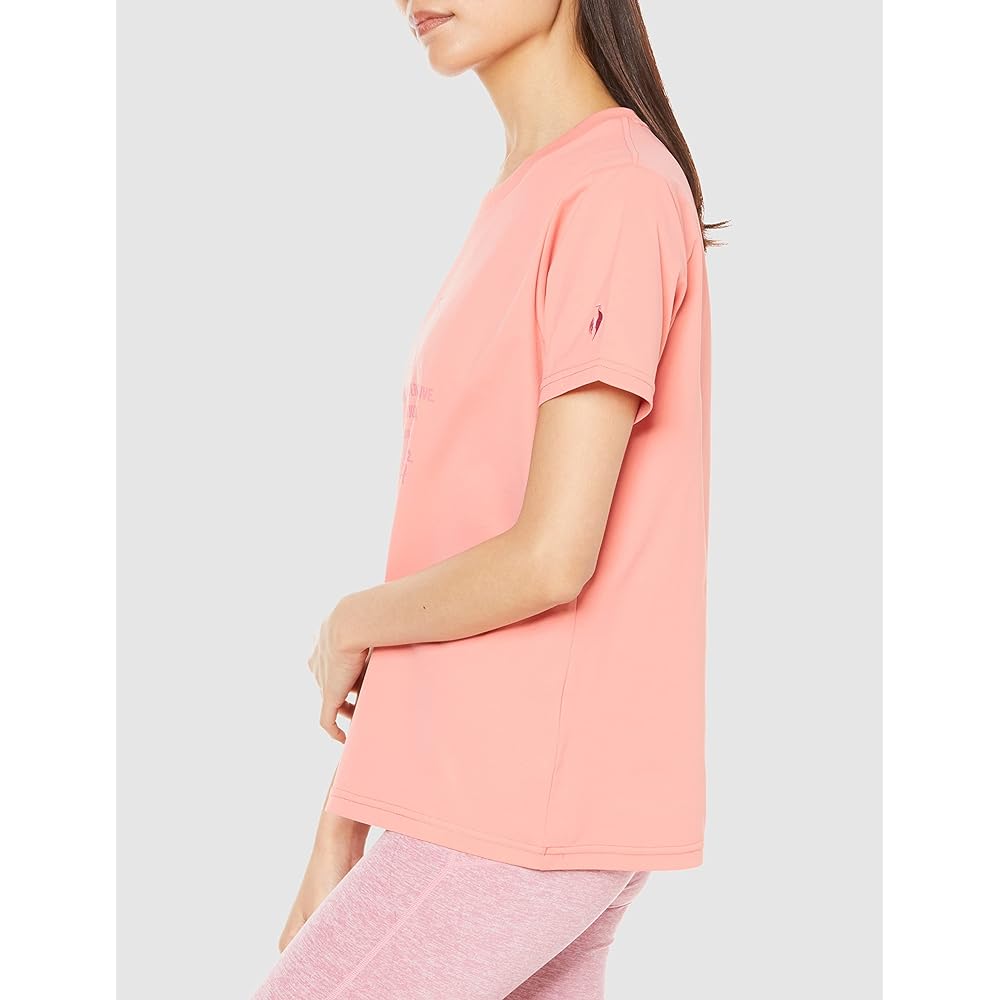 [Le Coq Sportif] Short Sleeve T-Shirt Running Jogging Gym Sweat Absorbent Quick Drying Stretch UV CUT (UPF50+) Thermal Cooling ECO Women's
