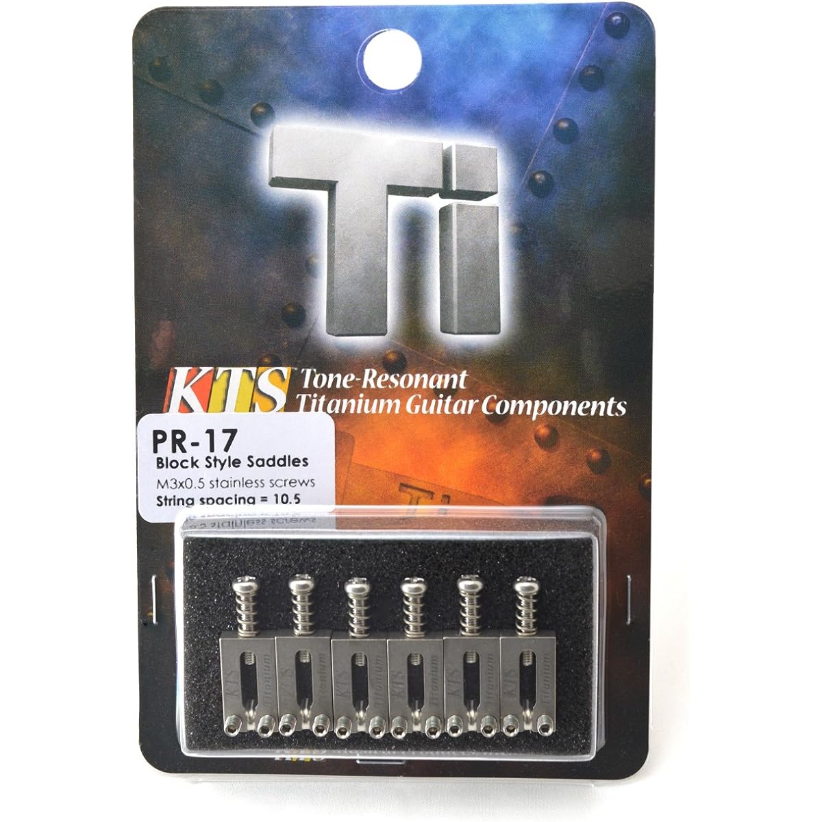 KTS Titanium Parts PR-17 Block Type Saddle (10.5mm)