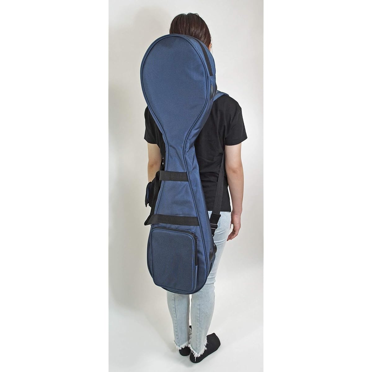 Shamisen Kameya (for Tsugaru Shamisen) school bag type soft case (red)