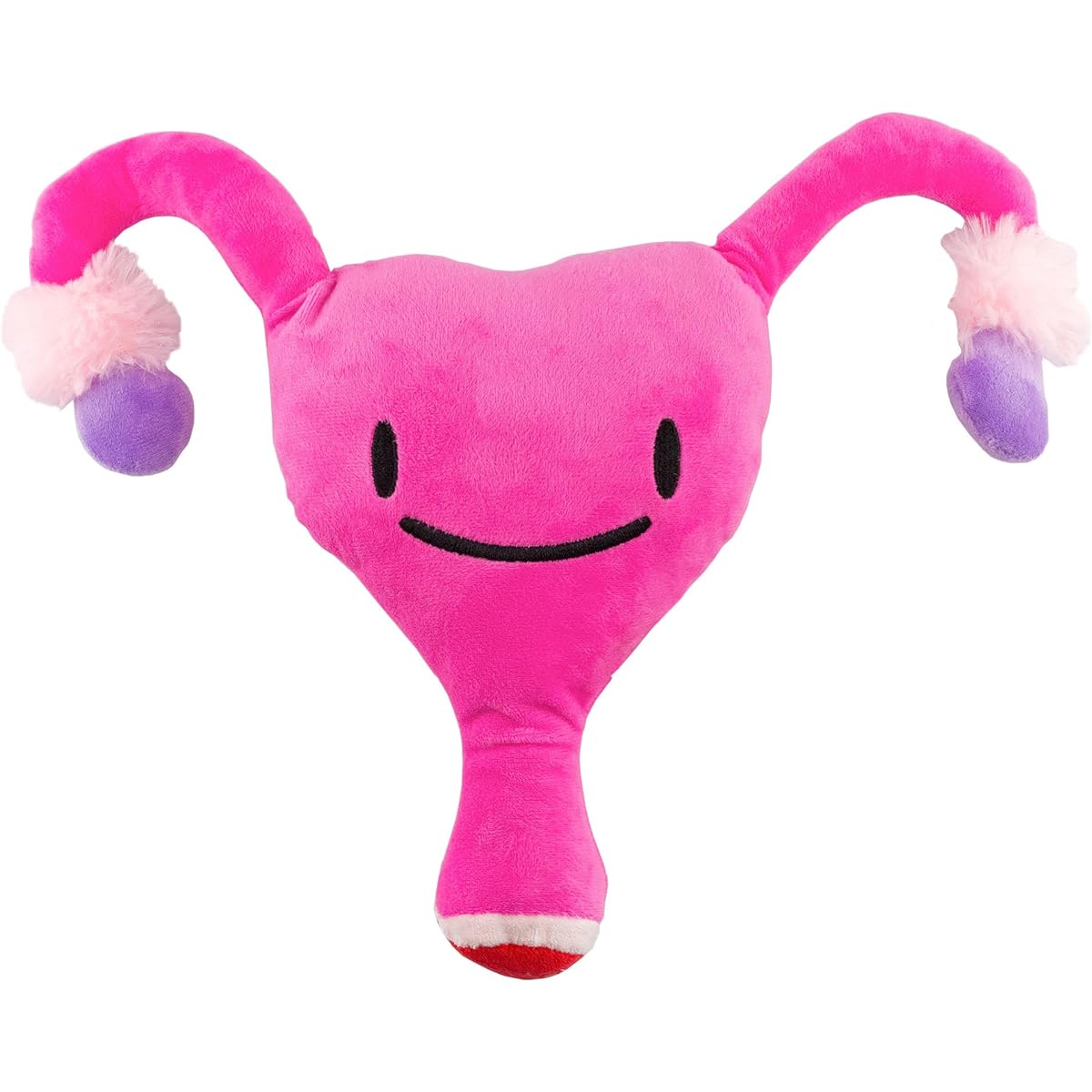 Attatoy Plush Uterus - Ivy the Uterus - Stuffed Toy, 30cm After Surgery Pal, Hysterectomy, Endometriosis, Fallopian Tubes, Ovaries; Gynaecologist Education; Surgeon Education