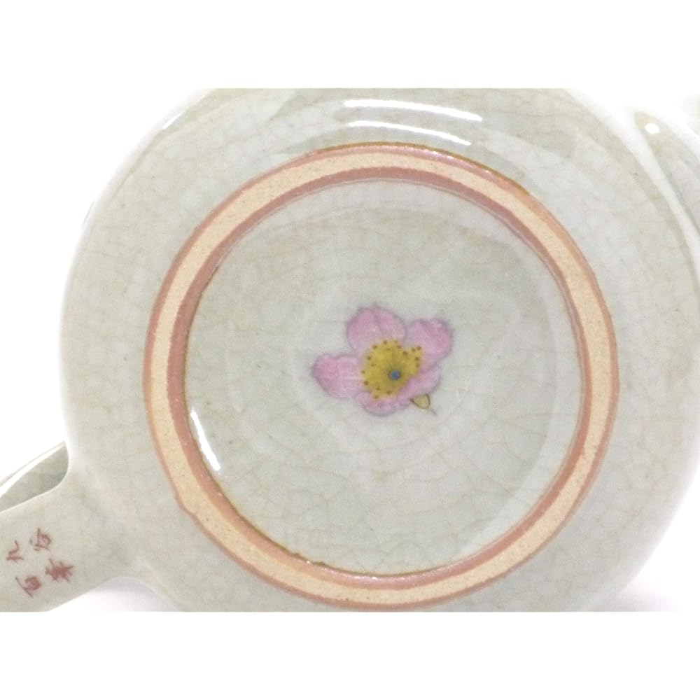 Kutani ware teapot for left-handed people [teapot/teapot] Small Somei Yoshino [back picture]