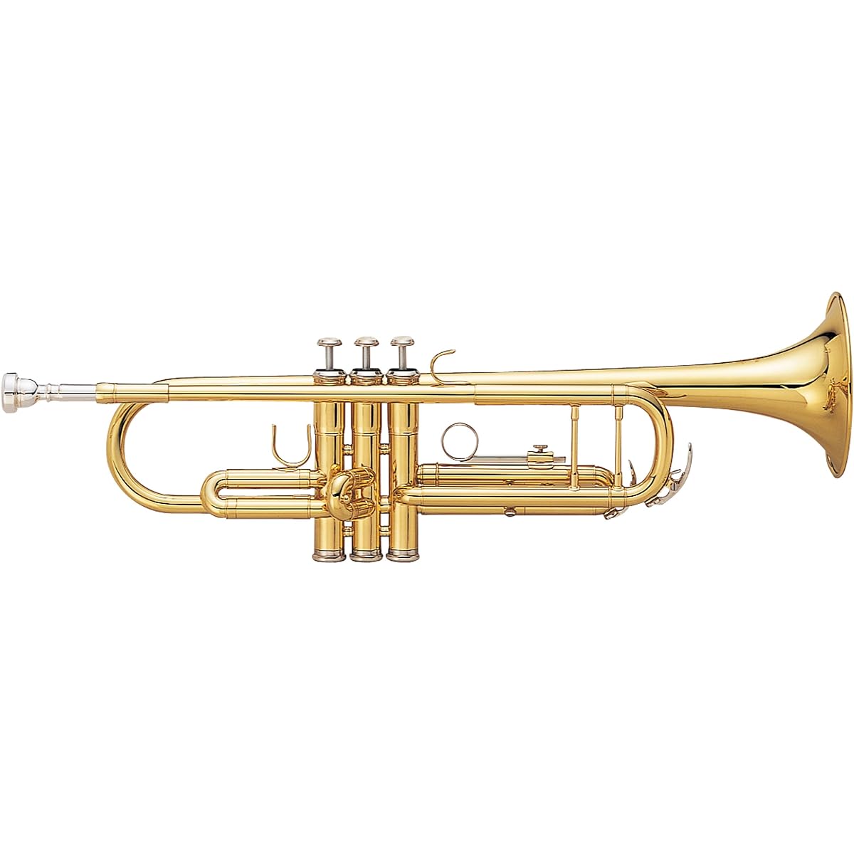 MAXTONE Trumpet B♭ tube gold lacquer finish TT-105L with hard case