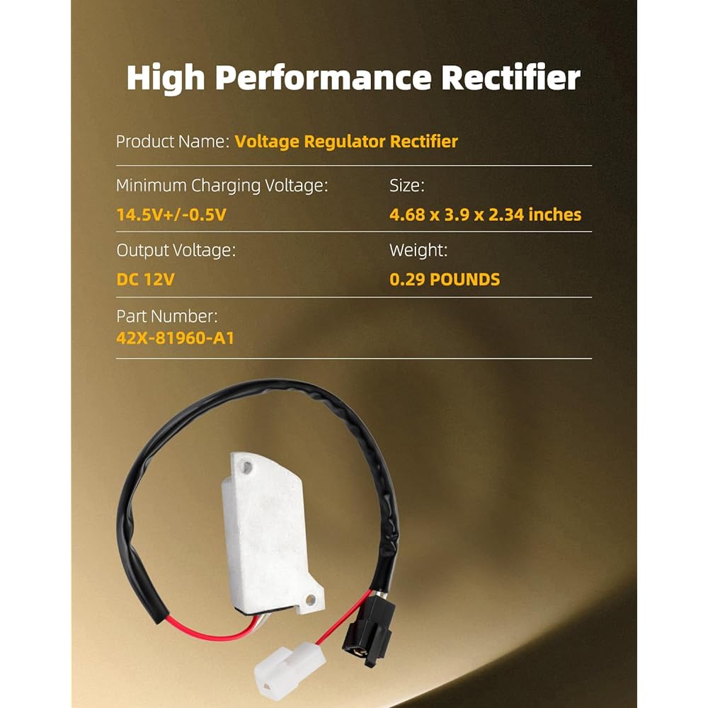 OCPTY Voltage Regulator Rectifier 1986-1996 Yamaha Virago 1100 XV1100 1996 Yamaha Virago 1100 XV1100S Special 1987-1988 1990 1993-1996 Yamaha Virago 535 XV535
