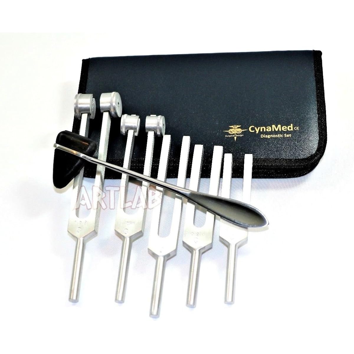 Tuning Fork C128 C 512 C256 C1024 Reflex Percussion Taylor Hammer Penlight Set of 6 (Name)