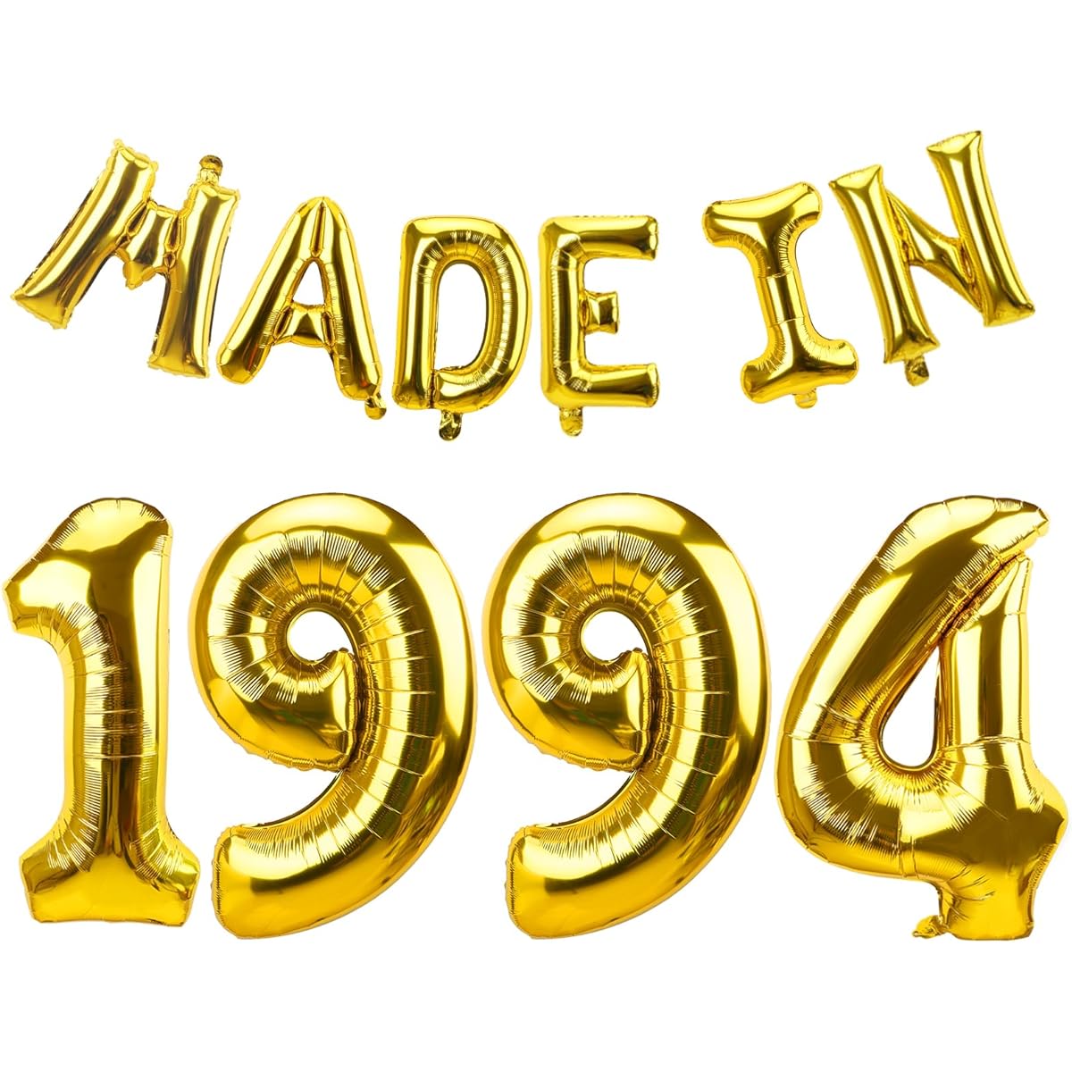 Made in 1993 Balloons 30th Birthday Party Decorations - Happy 30th Birthday Balloon Banner Supplies for Women Men - Gold Happy 30 Years Birthday Party Photo Sign Decor