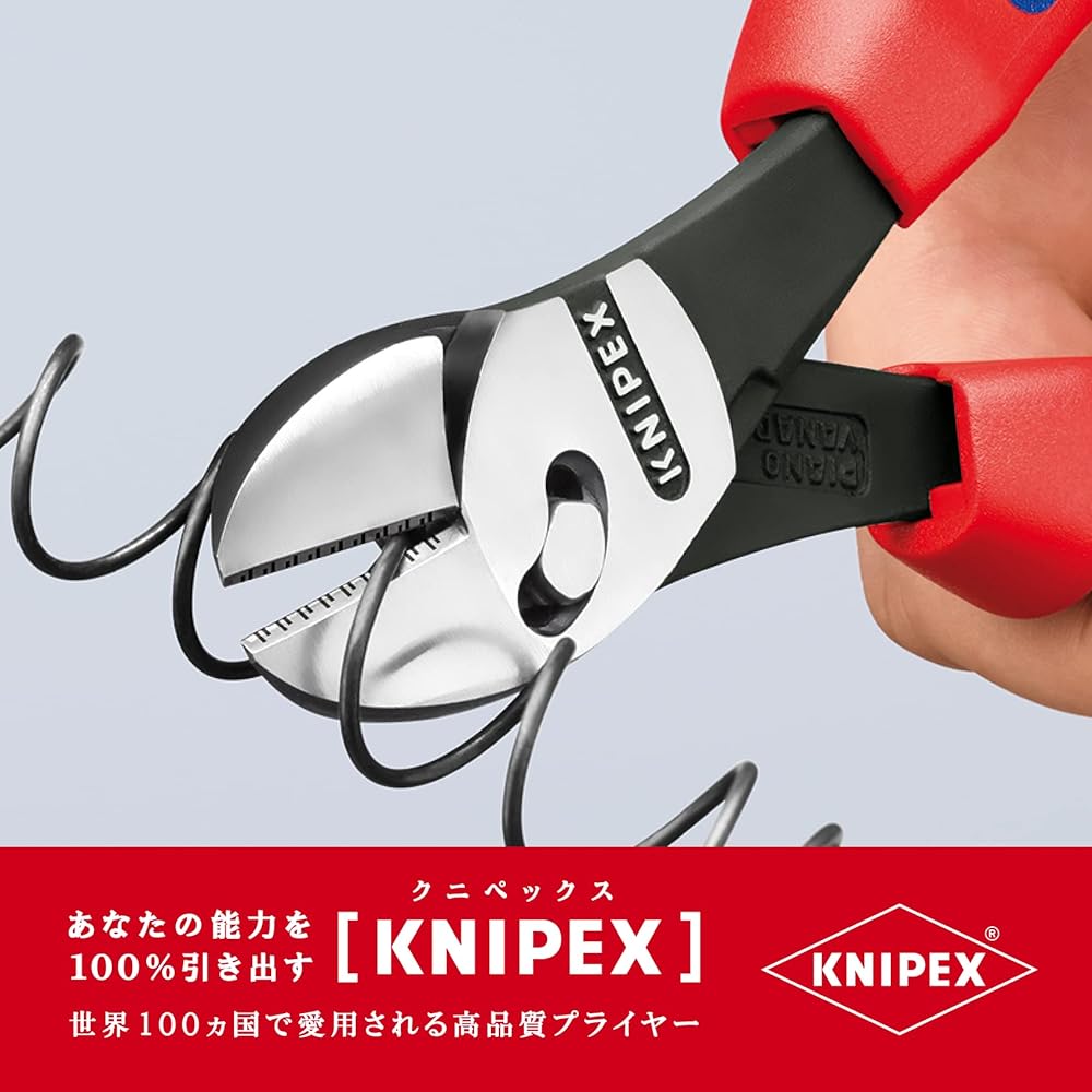 KNIPEX 7372-180 Twin Force Nipper (BK)
