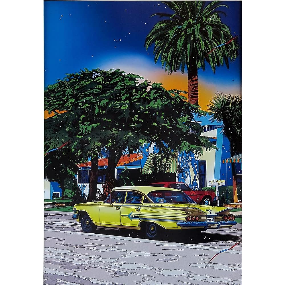 Hideto Suzuki ◆ [American car] ◆ Art print ◆ Framed