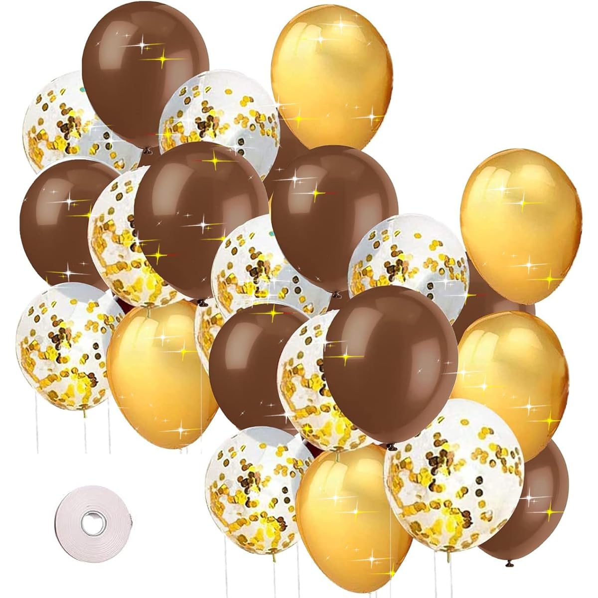 Brown Gold Balloon Woodland Teddy Bear Baby Shower Wild West Cowboy Party Jungle Safari Birthday Party Decorations Graduation Party