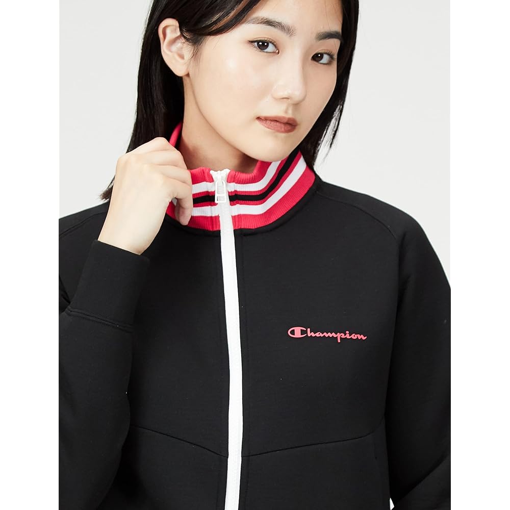 [Champion] Jacket, Long Sleeve, Breathable, Stretch, Heat Retention, Script Logo, Techweave 3LS, Zip Jacket, CW-WG604, Women's