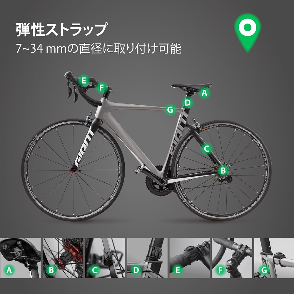 [Bone] Hidden Bicycle AirTag, Bicycle AirTag Holder, Bicycle AirTag Case, AirTag Case, Road Bike AirTag, AirTag Bicycle Installation, Bicycle AirTag Anti-Theft, Bicycle GPS Anti-Theft, AirTag Strap Waterproof AirTag Bike Strap