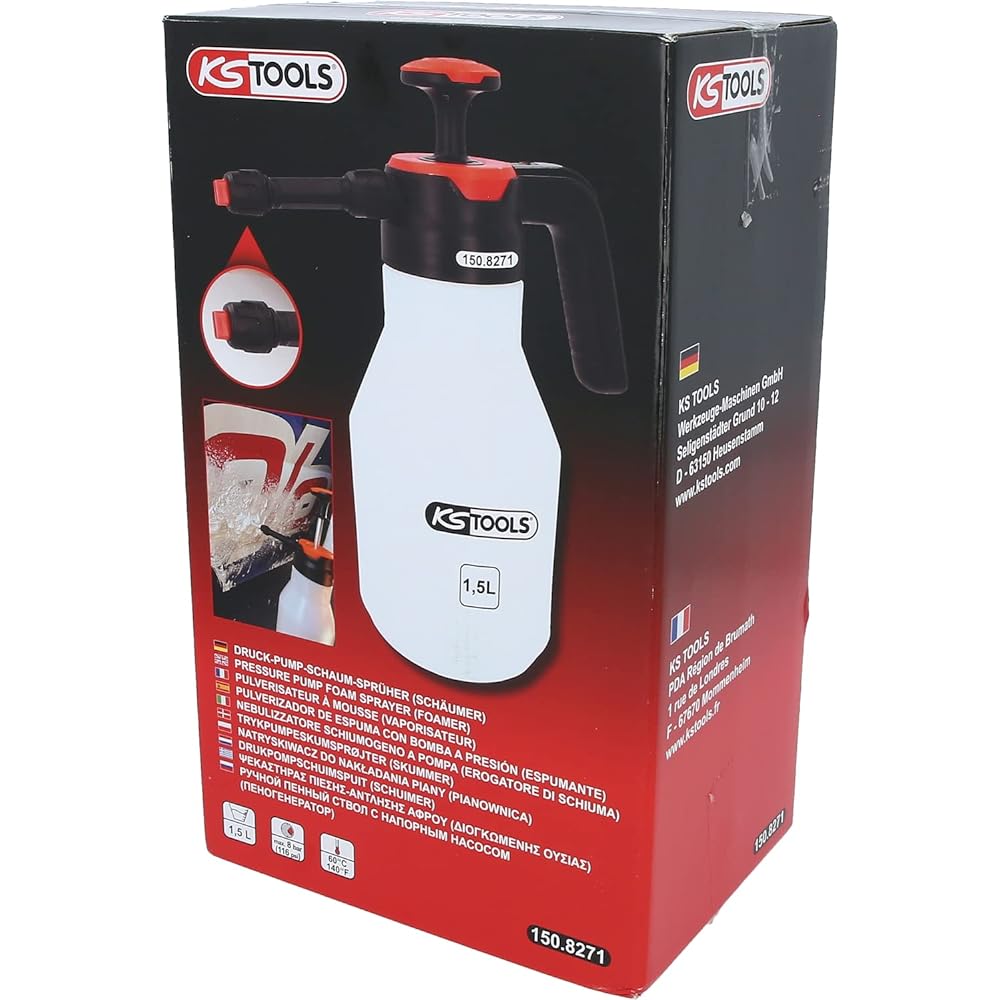 KS Tools Pressure Pump Foam Sprayer (Foamer) 1.5 l 150.8271