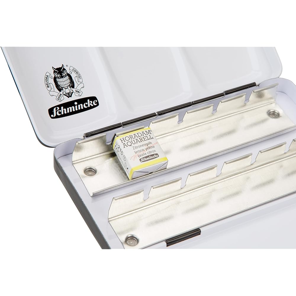 schmincke Holadam metal case for 12 colors