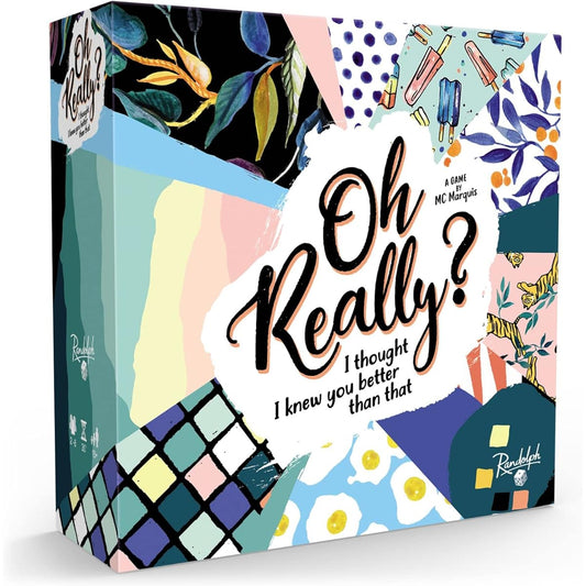 Oh Really | Conversation Games | Fun Icebreakers and Couples Games | 2-8 Players | 30 Minutes