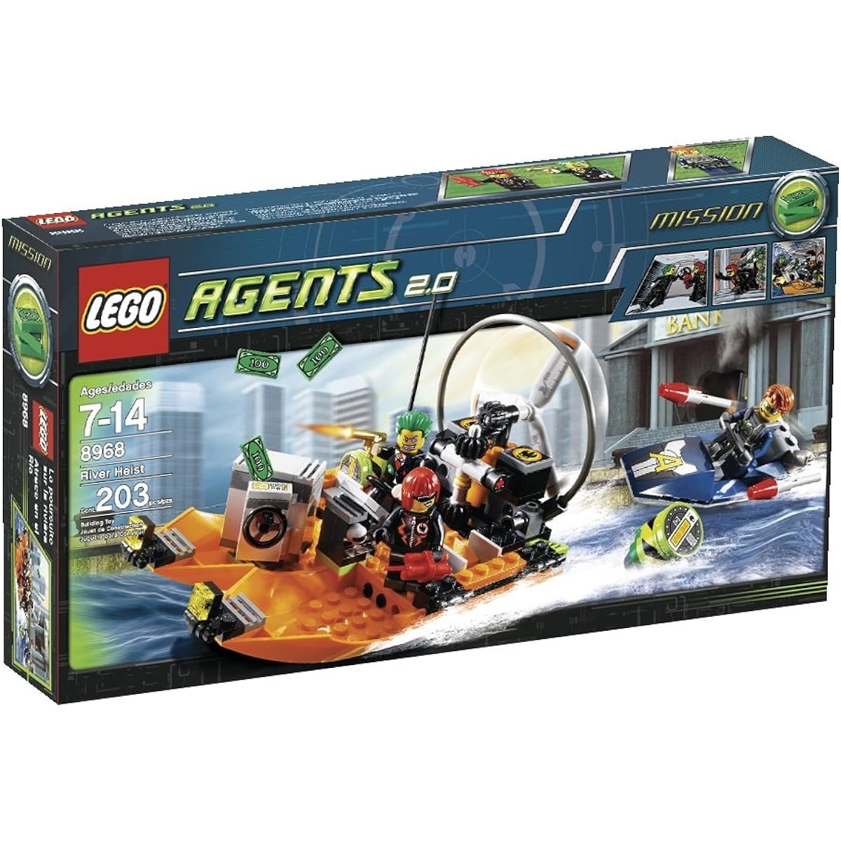 LEGO 8968 River Heist (LEGO Agent River Heist)