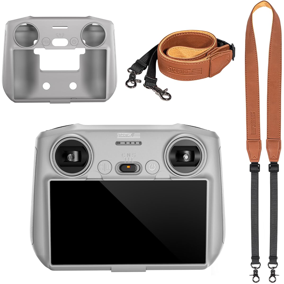 GAEKOL Mini 3 Pro RC Silicone Protective Case and Lanyard Neck Strap for DJI Mini 3 Pro DJI AIR 2S DJI Mavic 3 Classic RC Remote Controller