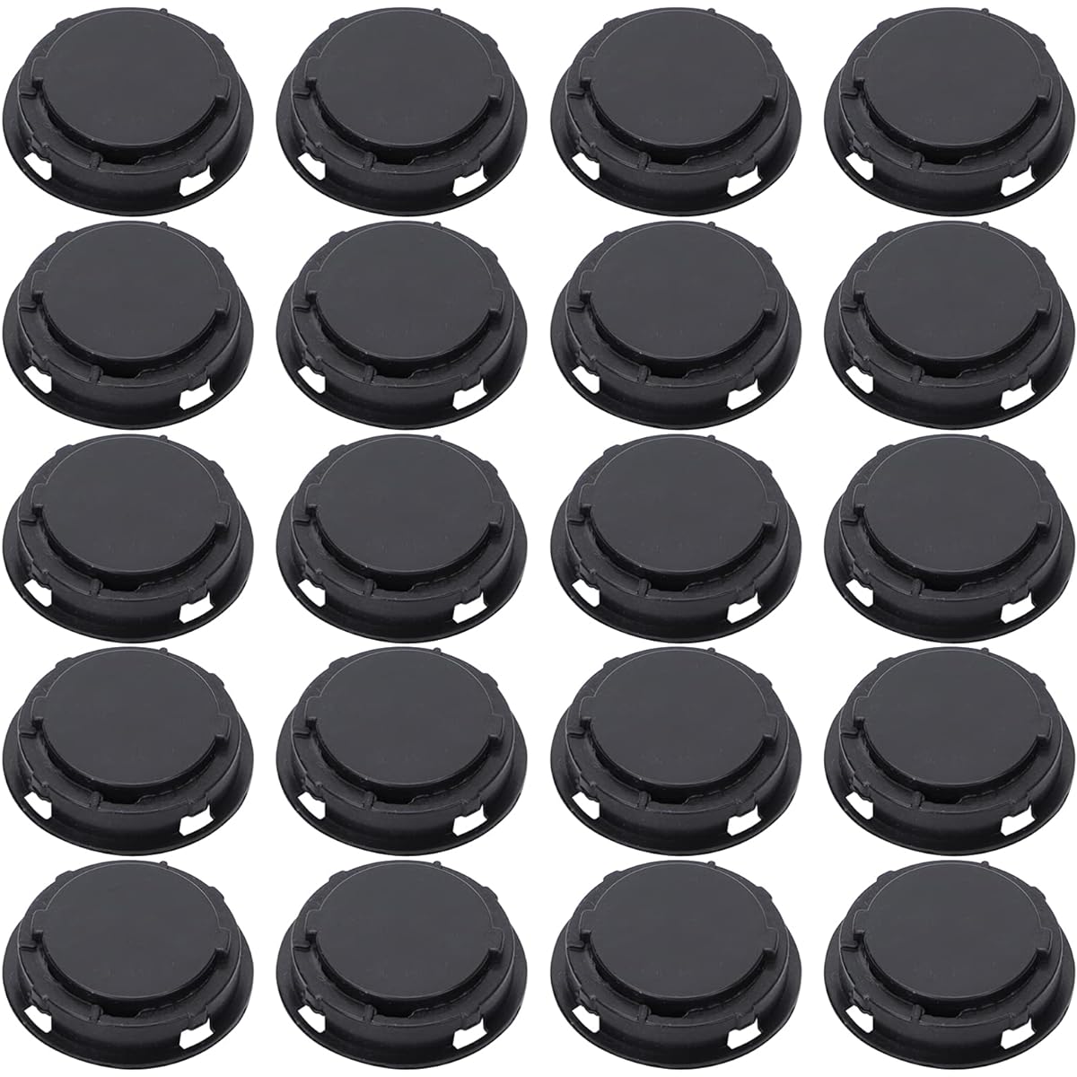 Cabilock Black Rubber Save Box Plugs Piggy Bank Plugs Rubber Piggy Bank Stopper Covers Rubber Round Plugs Random Color 50pcs