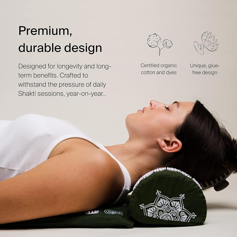 [Genuine Product] Shakti Shiatsu Pillow (Reval ② Pink), Long Trusted by Experts, Ethically Handcrafted Shiatsu Pillow in India, Needle-like without the hassle, Deep Relaxation in 20 Minutes Shiatsu Experts