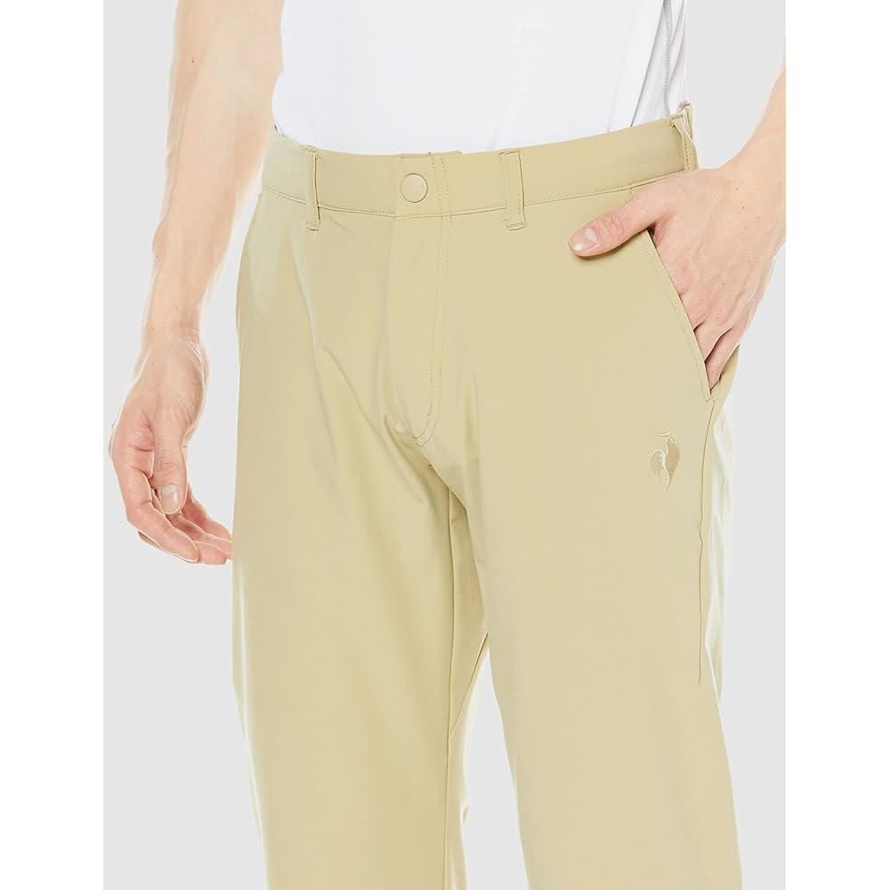 [Le Coq Sportif] Long pants (9/4 length), tapered, running, jogging, gym, daily, water repellent, stretch, stable shape