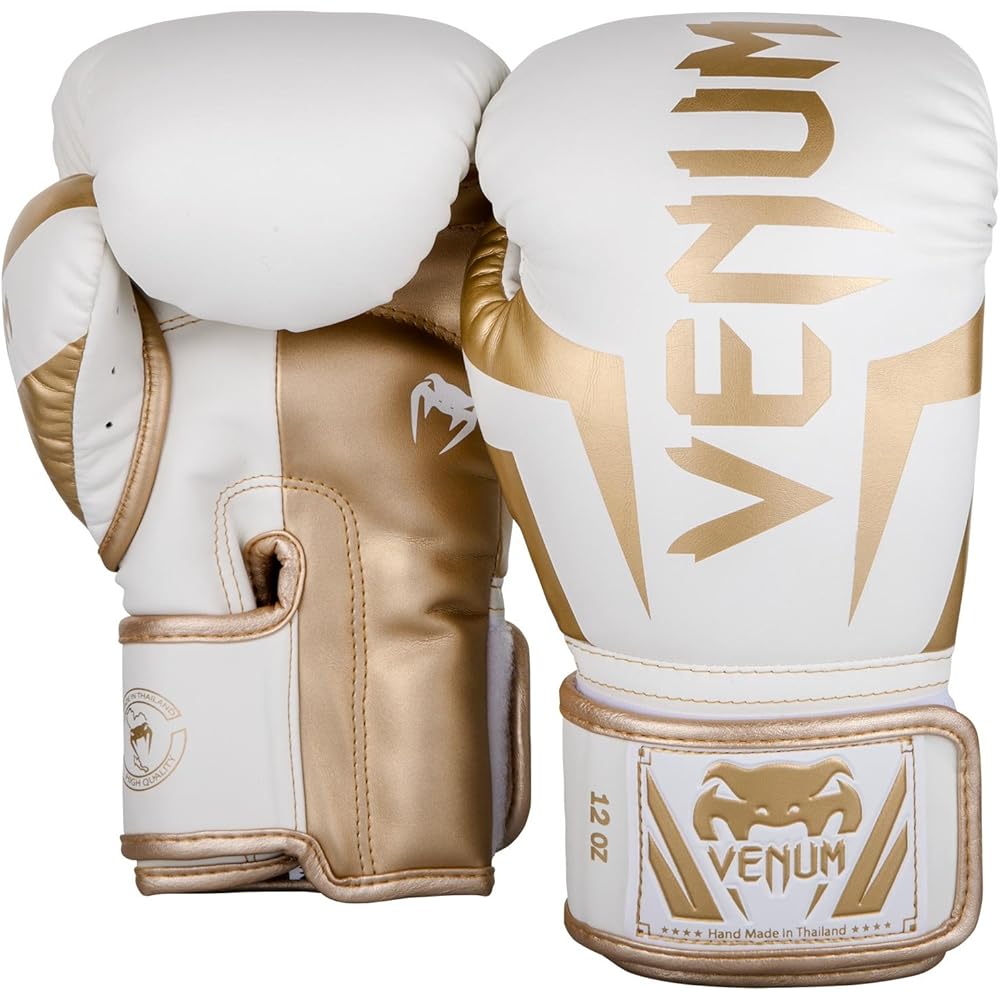VENUM Boxing Gloves Elite - Elite (White/Gold)
