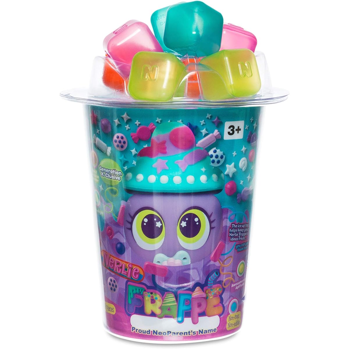 Distroller | Baby Doll Bonbon Bonbon Shake Gnarly Frappe | Neon Baby | +3 years | Pink