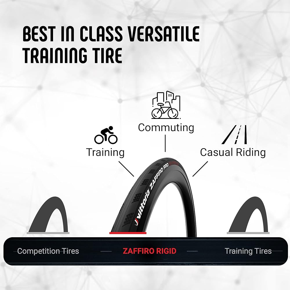 Vittoria Zaffiro 5 Clincher [Zaffiro V(Rigid)] All Black [Casing: Nylon 26TPI]