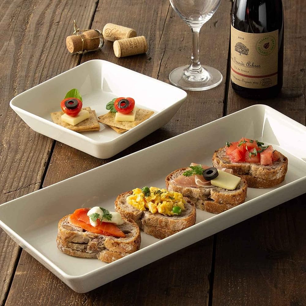 [Regular Imported Product] Iittala Teema Platter Long Plate 16 x 37cm White 1005927