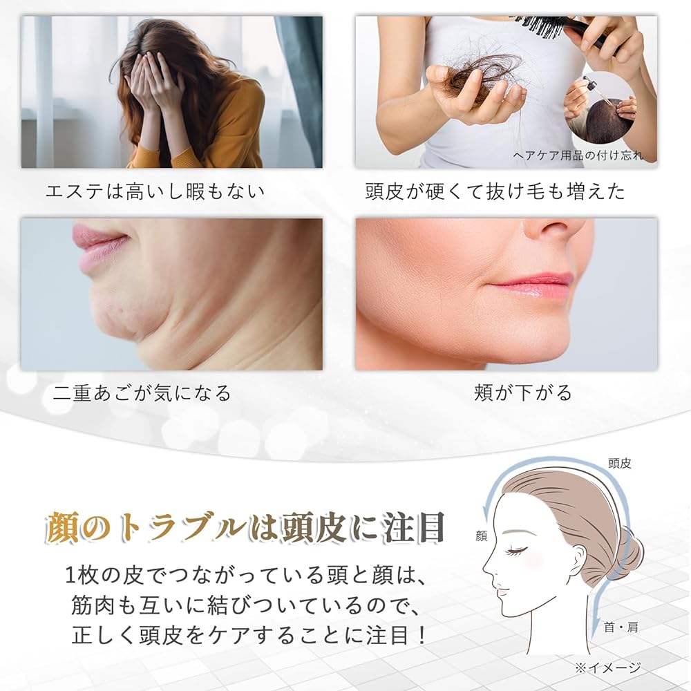 Kiboer Electric Brush, Electric Scalp Brush, Facial Beauty Device, Scalp, Face, Body, Multiple Uses, EMS RF EP 3D Vibration, LED Light Esthetics, Lotion Box Included, For Both Wet and Dry Use, For Women and Men, Respect for the Aged Day, Father's Day, Gi