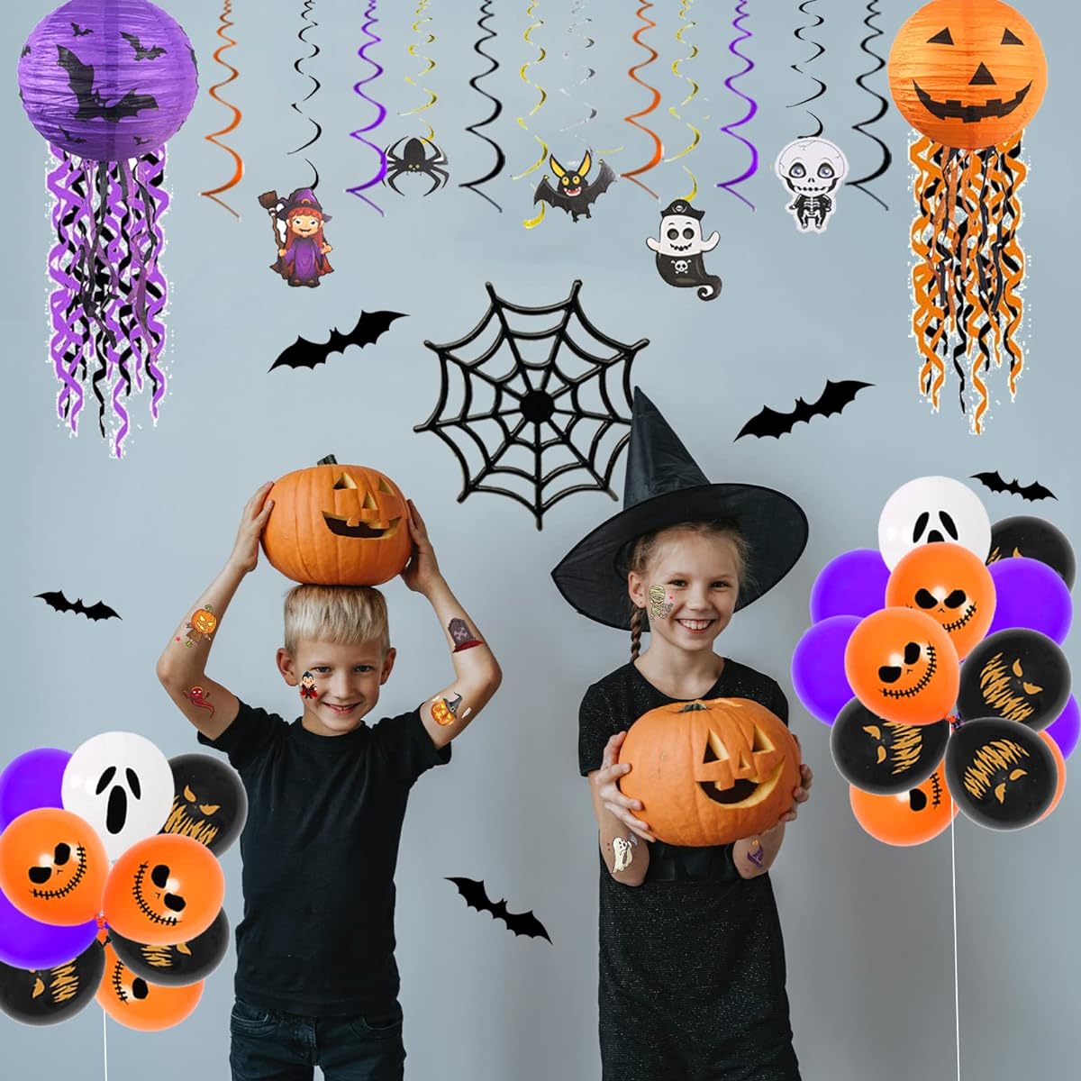 Halloween paper lantern spider kit