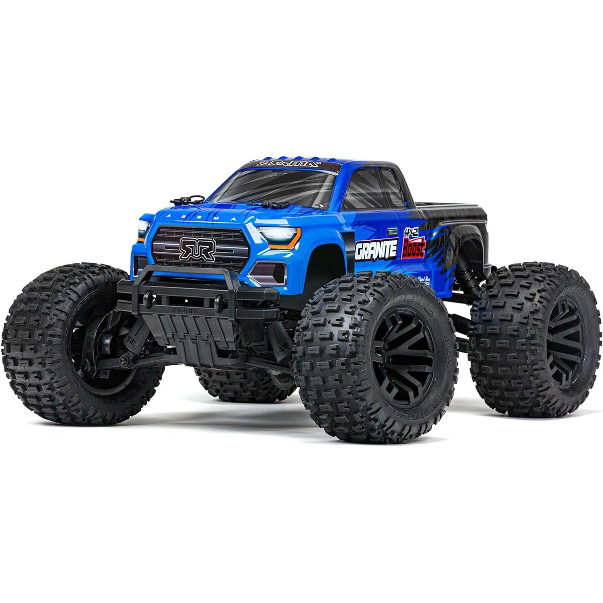 ARRMA ARA4102V4T2 RC Truck 1/10 Granite 4X2 Boost Mega 550 Brushed Monster Truck RTR (Battery and Charger Not Included) Blue