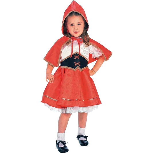 (Toddler, One Color) - Forum Novelties Kids Deluxe Lil' Red Riding Hood Costume, Toddler, One Colour